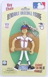 Atlanta Braves BENDOS bendable Keychain
