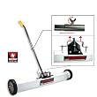 24" Magnetic Sweeper for Concrete, Carpet or Grass - Quick-Release - Adjustable Sweep Height