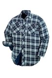 Thermohemd blaukariert Leikatex "Finnmark", XXL
