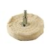 Spiral Sewn Buffing Wheel, Mounted, 3