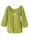 Mesh blouson top
