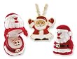 Santa Claus Pendant in Figural Gift Box