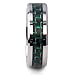 King Will Nature 8mm Tungsten Carbide Wedding Ring Inlaid with Real Wood & Colorful Fragments Engagement Band 10