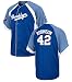 Majestic Jackie Robinson Brooklyn Dodgers Cooperstown Embroidered Wheelhouse Jersey (XL=48)