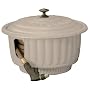Suncast 50-Foot Capacity Garden Hose Reel Pot Taupe #HRP60
