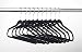 ULTRA SLIM VELVET SUIT HANGERS- SET OF 10- BLACK