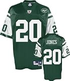 Thomas Jones Green Reebok NFL Premier New York Jets Jersey - Medium