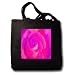 Yves Creations Roses - Eye of the Bright Pink Rose - Tote Bags