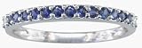 14KW Blue Sapphire Stacker Band