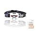 Wsky LED Headlamp,Super Brightest LED Flashlight with Red Light,120 Lm IPX6 Waterproof Portable Headlamp with Adjustable Comfortable Headband for Outdoor Sports & Home Use(Battery not Included)(White)