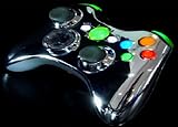 Chrome Green Xbox 360 5 Mode Rapid Fire Adjustable Modded Wireless Lighted Controller Remote