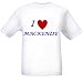 I LOVE MACKENZIE - Name-series - White T-shirt