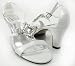 White Wedding Jeweled Formal Bridal Sandals