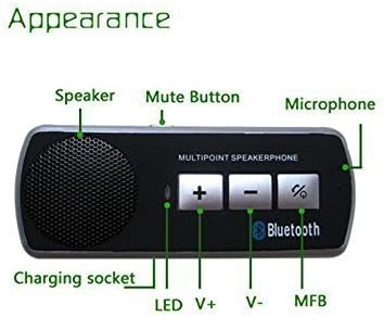 Bluetooth 4.1 Car Speaker Wireless Handsfree Multifunction include Bluetooth Pairing, Voice Dialing &amp; Voice Prompt and other advanced features