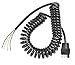 Cequent 54000-026 4-Way Flat Wire Harness with Coiled Cable
