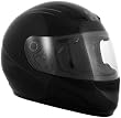 Sparx S-07 Glossy Black Full Face Helmet (2XL)