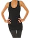 Träger Tank Top Gr. 36/S Damen Long Shirt Neu Longtop Tops Schwarz