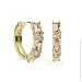 STUDIO 925: *PORTIA CHAMPAGNE DIAMOND CZ BAGUETTE EARRINGS*