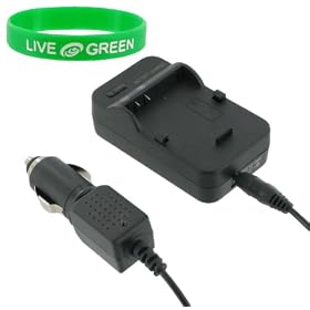 Young Micro 2n1 NB-6L Wall and Car Charger for Canon PowerShot SD1200IS Digital Camera Blue
