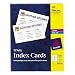 AVE5388 - Laser/Ink Jet Index Cards Postcards