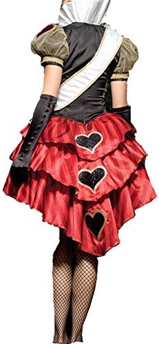 Xinrenwo Women's Queen Play Cos Cosplay Princess Halloween Costume Red Dress. (L)