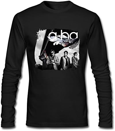 Manrv Men's A-Ha Band Long Sleeve T-shirt M