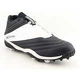Reebok Blaze PB Mid Mens SZ 14 Black Blk/Wht Cleats Football Shoes