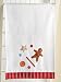 Gingerbread Kitchen Vintage Towel - White