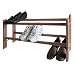 Tools & Hardware : CedarAmerica 2-Tier Cedar Shoe Rack