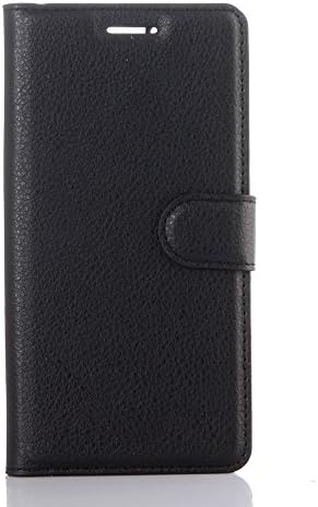 Xiaomi Mi MIX Leather Case, Xiaomi Mi MIXLeather Case, SoftFloatPremium Folio Leather Wallet Case with [Stent] [Card Slots] [Magnetic Closure] Flip Cover Case for Xiaomi Mi MIX - Black