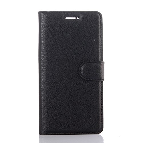Xiaomi Mi MIX Leather Case, Xiaomi Mi MIXLeather Case, SoftFloatPremium Folio Leather Wallet Case with [Stent] [Card Slots] [Magnetic Closure] Flip Cover Case for Xiaomi Mi MIX - Black