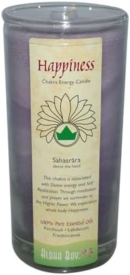 New - Aloha Bay Chakra Candle Jar Happiness - 11 oz