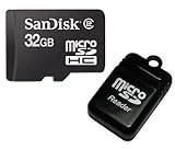 Sandisk 32GB 32G MicroSD MicroSDHC Micro SDHC Memory Card with SD Adapter ( ....
