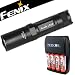 Fenix LD10BK LD10 Max 100 Lumens LED Flashlight Outfit With 4 AA Batteries & Charger