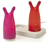 OXO Candela Orange and Fuchsia Tooli Rechargeable Lights, Set of 2