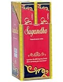Nikhil's Sugandha Natural Incense Sticks - Box of Twelve Packages, 15 Sticks Each