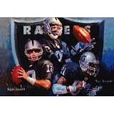 Oakland Raiders (Artistic Portrait) Sports Poster - 13x19