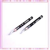 Black & Collee Longlasting Waterproof Eyeliner Eyebrow Pencil Makeup 2pcs B0244