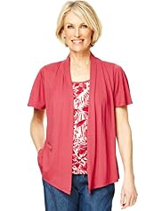 Classic Collection Floral Mock Layer Top