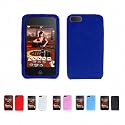 DEEP BLUE TEXTURE Silicone Case Skin Protector Cover for Apple iPod Touch 2 2G 2nd Generation 8GB 16GB 32GB + LCD Screen Protector (Many Colors Available)