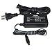 HQRP AC Power Adapter/Charger Compatible with Canon ZR850 ZR900 ZR930 ZR950 ZR960 CA-590, FS10, FS100, FS11, VIXIA HF R10, VIXIA HF R100, VIXIA HF R11, VIXIA HF R20 Camcorder Plus Euro Plug Adapter