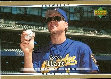 Corey Hart Autographed/Hand Signed MLB Baseball Card (Milwaukee Brewers) 2007 Upper Deck #238