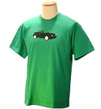 Porsche 911 Turbo Designer T-Shirt Retro Auto Wizuals Größe XL grün