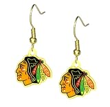 Chicago Blackhawks - NHL Team Logo Dangler Earrings