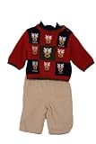 NWT Newborn Boys 3-6, 6-9 mo 3 pc Christmas sweater set