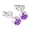 SilberDream Ohrringe Zirkonia lila 925 Sterling Silber Ohrstecker SDO503V