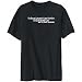 T-Shirt Mens Black 