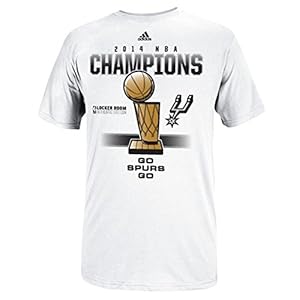 San Antonio Spurs 2014 NBA Finals Champions Men's Locker Room T-Shirt, Large