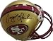 Dwight Clark Autographed/Hand Signed San Francisco 49ers Replica Mini Helmet Current