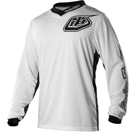 Troy Lee Designs GP White-Out Men's Motocross/Dirt Bike Motorcycle Jersey - White